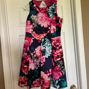 Floral cocktail dress